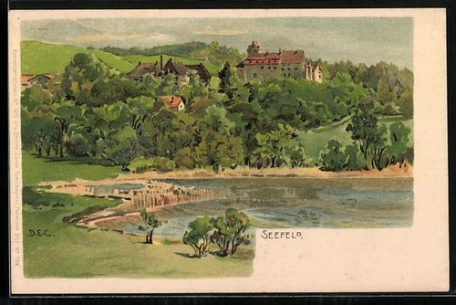 Künstler edward theodore - künstler-ak,