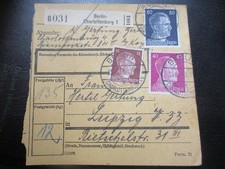 #1882 Paketkarte aus