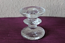 IIttala Kerzenständer Kerzenhalter Festivo 1 Ring Timo Sarpaneva 70er Jahre