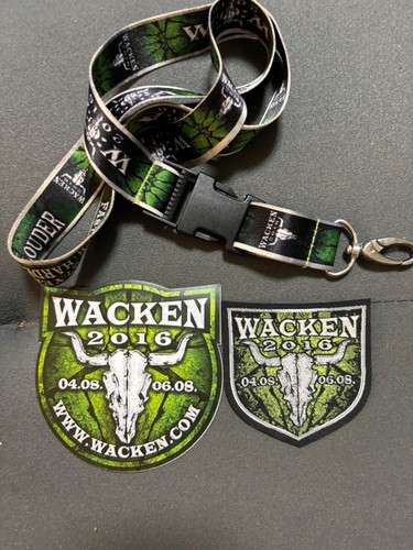 Wacken 2016 aufkleber - 2016, patch