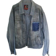 Italienische Jeansjacke von Scavolini, Größe L, neu