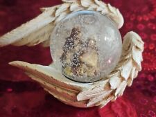 WEIHNACHTEN--tolle SCHNEEKUGEL--Krippenszene-- Schüttelkugel-- ENGELSFLÜGEL