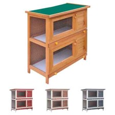 Holz Kaninchenstall 4 Türen