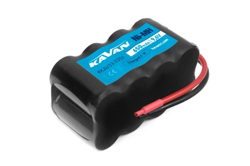 Nimh 650mah hump pack - 650mah/9,6v,