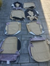 NEU LEDERSITZE MERCEDES W221 S-KLASSE SITZBEZÜGE A221 8L19 BEIGE LEDER LONG 