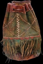 Tuareg Lederbeutel/ Tasche Orig. 60er/ 70er Jahre