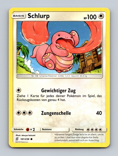 Tcg pokemon karte schlurp - schlurp, unm