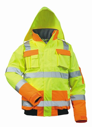 Pilotenjacke neongelb orange - pilotenjacke, neongelb/orange