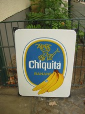 Altes Emailschild Chiquita Banane Plantage Panama Mel Ramos Pop-Art Kult rar !