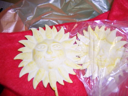 Blumenstecker metall sonne - ;metall;,