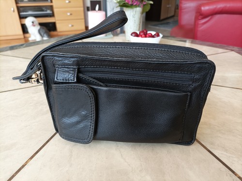Herren handgelenktasche leder - herren,