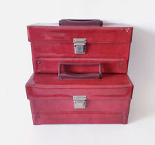 2x Kassettenkoffer für MC Hörspiele Musikkassetten Vintage mit Griff