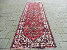 Schöner, alter Orientteppich ,  321cm x 103cm  , Läufer (Galerie)