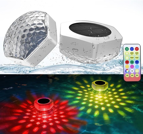 Solar poolbeleuchtung rgb - 2x,
