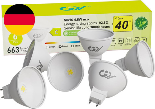 Gu5 led neutralweiss - gy, gu5.3