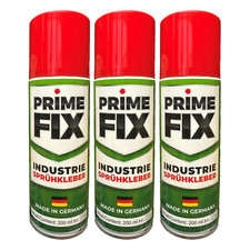 3 x 200ml Prime Fix Sprühkleber Industriekleber extra Stark Alleskleber Camper