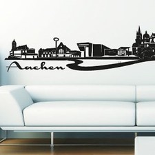  Skyline Aachen als Wandtattoo Wandaufkleber Wanddeko Aufkleber von Wandkings
