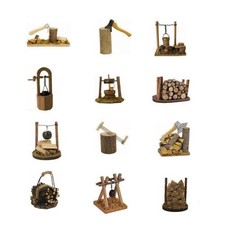 Miniatur  Feuerstelle