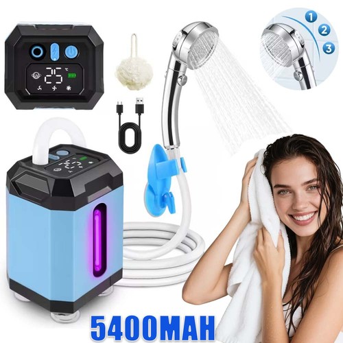 Tragbare campingdusche akku - tragbare,