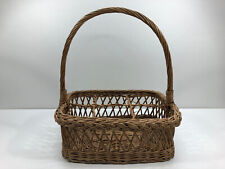 Echter Weidenkorb Flaschenkorb Einkausfkorb Flaschenträger für 6 Flaschen Natur