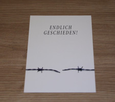 AK Postkarte ENDLICH GESCHIEDEN Jos Lambregs 1998 Spank Moons 505 Kartoenfabrik