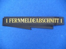 Marine Mützenband 1 FERNMELDEABSCHNITT 1