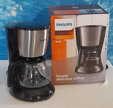 Philips Filter-Kaffeemaschine HD7462 schwarz silber neuwertig OVP, Anleitung top