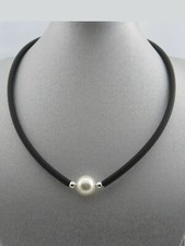 Echt Kautschuk schwarz Perlen