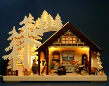 LED Schwibbogen Lichterhaus