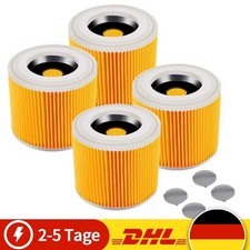 4 Stück WD3 Filter für Kärcher Staubsauger WD3, WD2, WD1, MV3, MV2, A, K, KNT