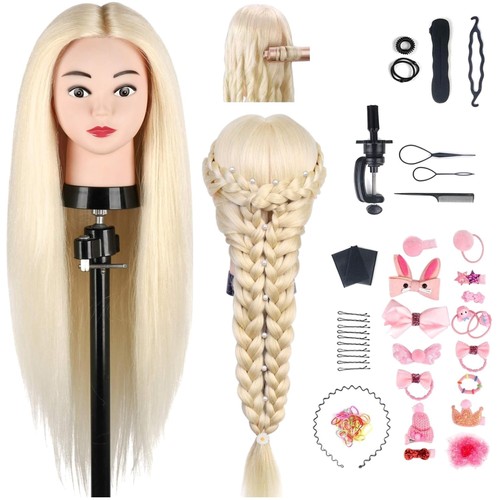 Trainingskopf echthaar blond - trainingskopf,