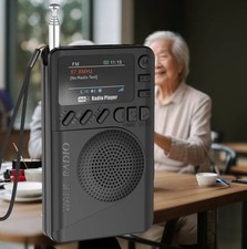 Portable Pocket MP3 Player Digital DAB FM Radio LCD Display Speaker Micro USB