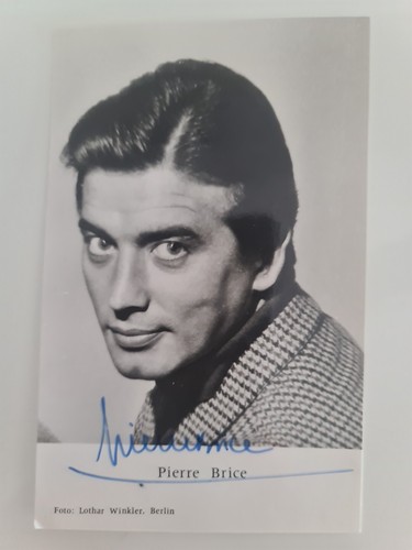 Pierre brice autogramm - brice,