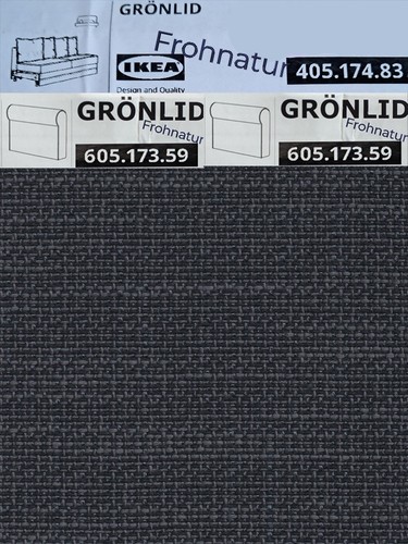 Ikea grönlid bezug für 2er - grÖnlid,