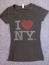T-Shirt grau | I love New York