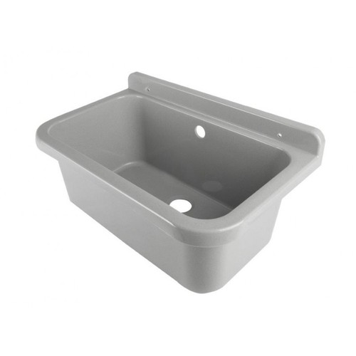 Ausgussbecken 55cm grau - ausgussbecken,