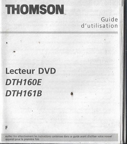 Thomson dth 160 161 - 160, e
