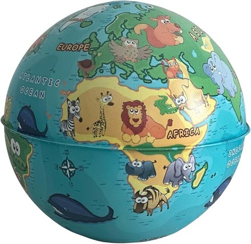 Mini globus mit - mini, (wildtier),