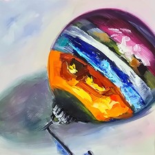 Weihnachtskugel bunt