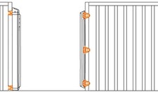 KiddyGuard Rohrhalterungen 3er