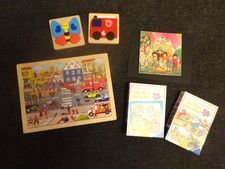 6 Puzzle für Kleinkinder 4 x