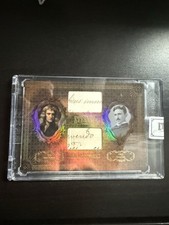 2024 Eternal Cuts World Celebrities Isaac Newton Nikola Tesla Relic /99