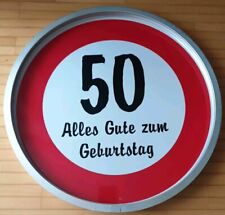 Tablett Schild 50 Alles Gute zum Geburtstag Geschenk Idee