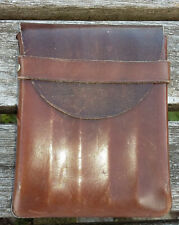 5er Zigarrenetui, Hülle, braunes, glattes Leder Cigar Tube Leder Raucherzubehör