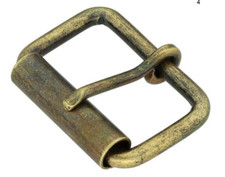 Rollschnalle Schnalle 15/20/26/30/40/50mm vermessingt 2/10 Stück Gürtelschnalle