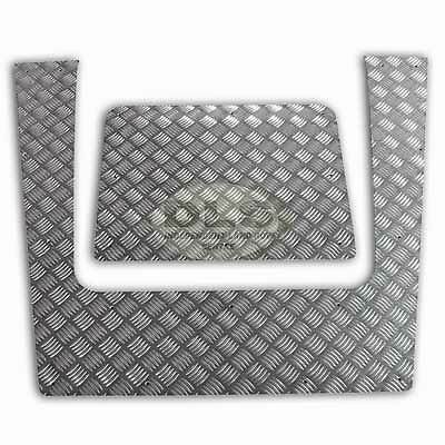 Riffelblech alu motorhaube - alu, kit