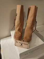 Stiefel "El Vaquero" Camel Tauchstiefel Rustik Größe 38