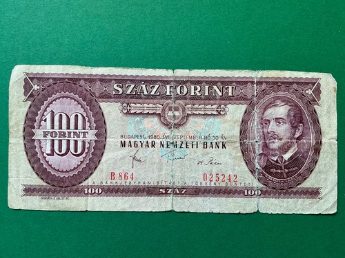 100 forint 1980 ungarn - 100,