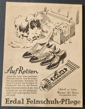 1. Erdal Schuhputz Creme Werner & Mertz Mainz Werbeanzeige Werbung Reklame 1929