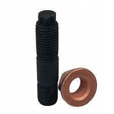 Stehbolzen Stiftschraube + Sechskantmutter M10x1.25x12/M10x1.25x30 10St.